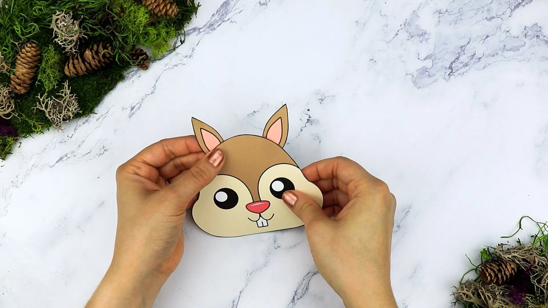 Free Printable Cut And Paste Squirrel Craft For Kids Simple Mom 
