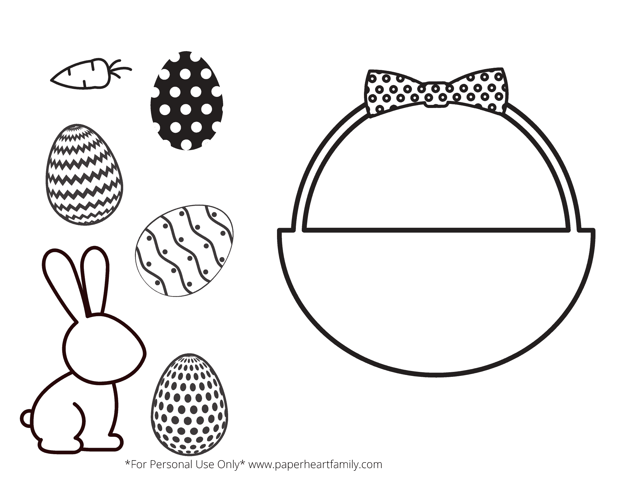 Free Printable Easter Craft For Kids Simply Print Cut Color And 