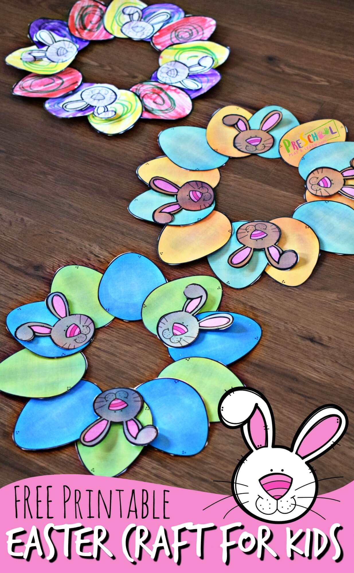 template free printable easter crafts for sunday school