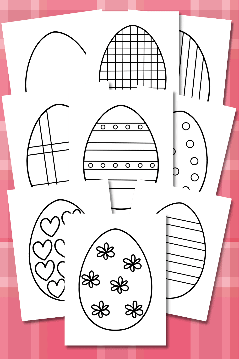 Free Printable Easter Egg Templates For Kids Easter Crafts Prudent Penny Pincher