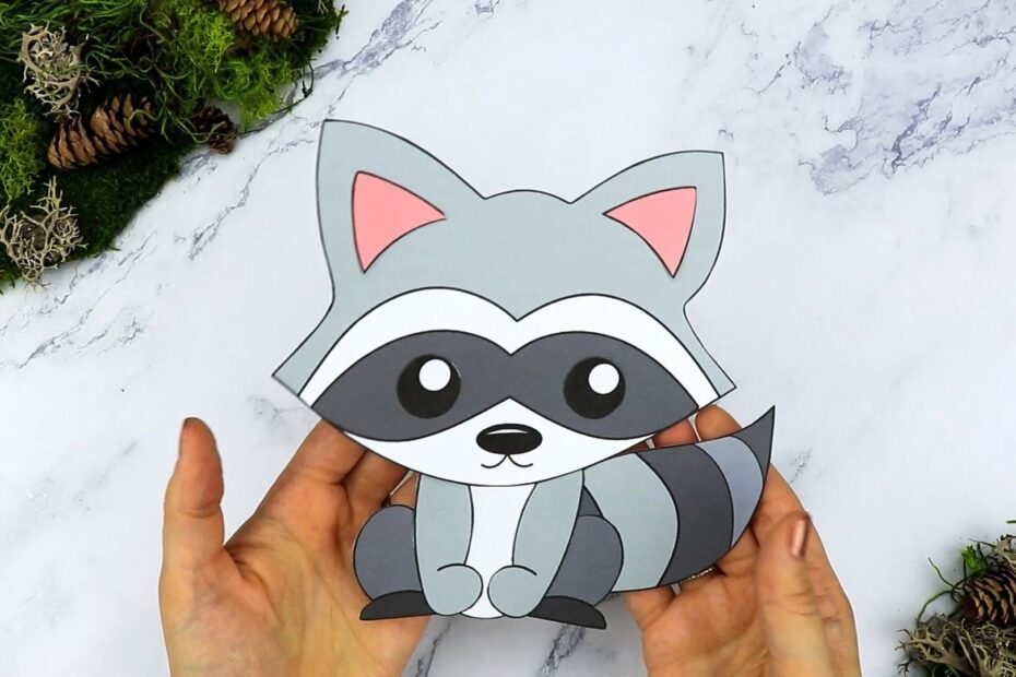 Free Printable Forest Raccoon Craft For Kids Simple Mom Project
