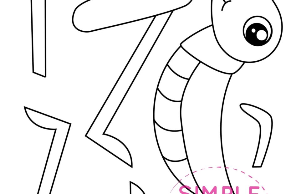 Free Printable Grasshopper Craft Template Simple Mom Project