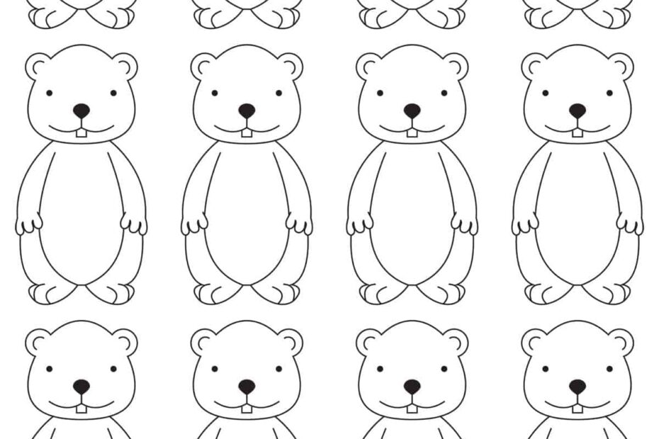 Free Printable Groundhog Craft Skip To My Lou