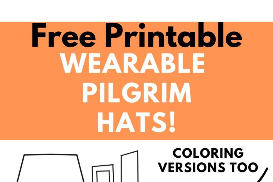 Free Printable Pilgrim Hat For Kids