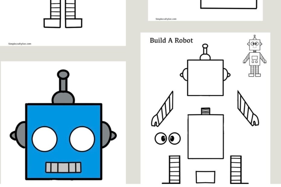 Free Printable Robot Craft Templates