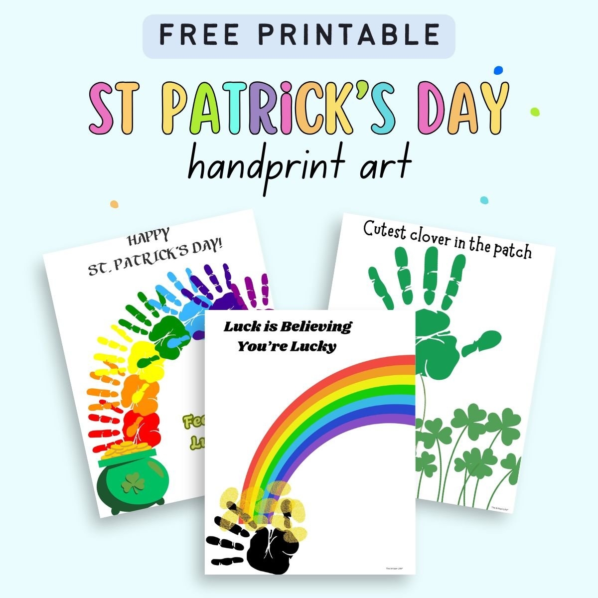printable craft templates for st patricks day