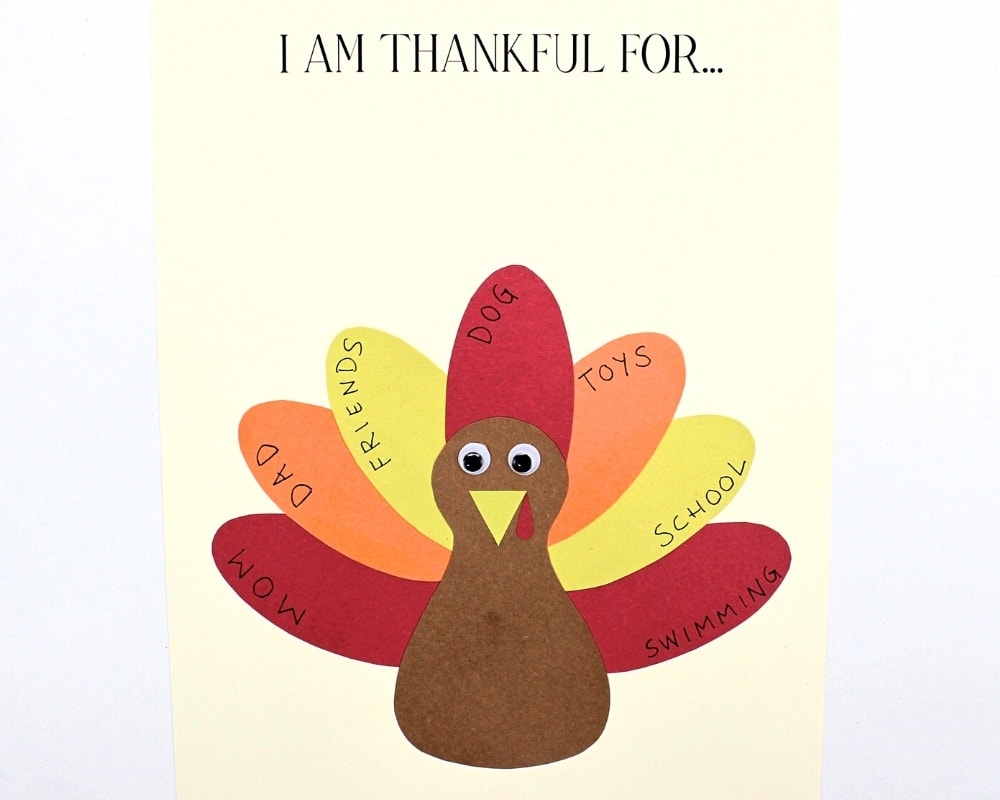 turkey craft template printable