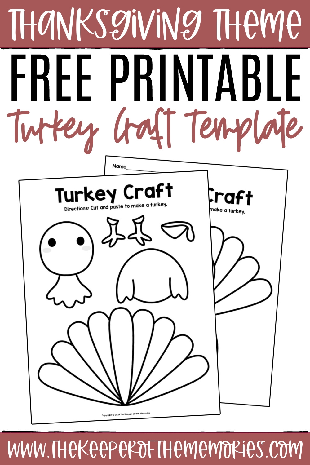 thanksgiving craft templates printable
