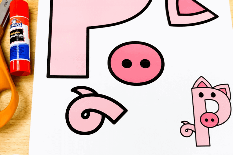 Free Printable Uppercase Letter P Craft
