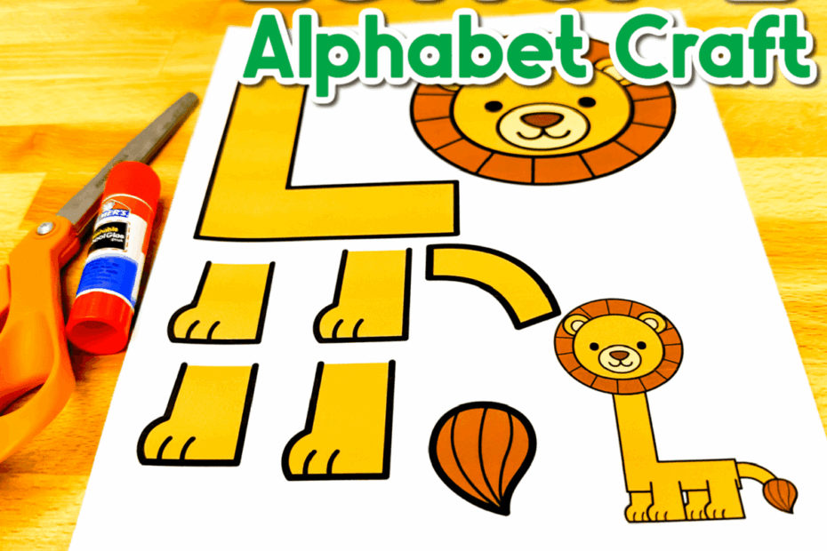Free Uppercase Letter L Craft Template For Kids