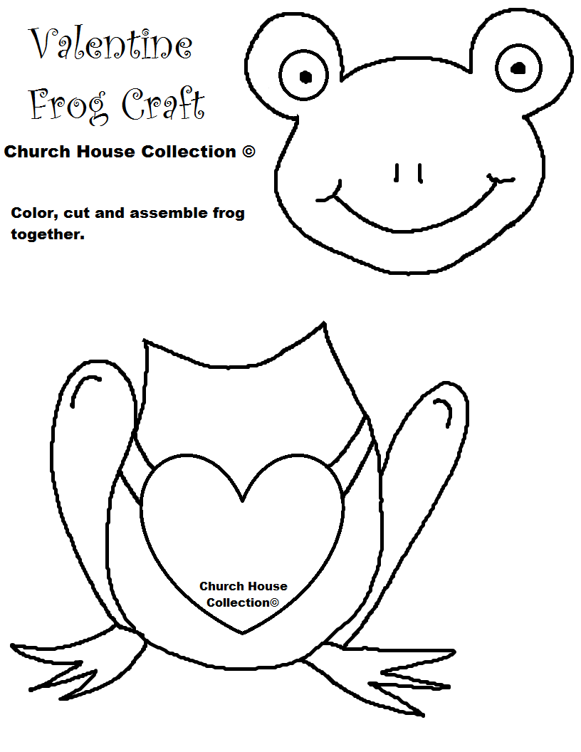 Frog Valentine Craft I Toad ally Love Jesus
