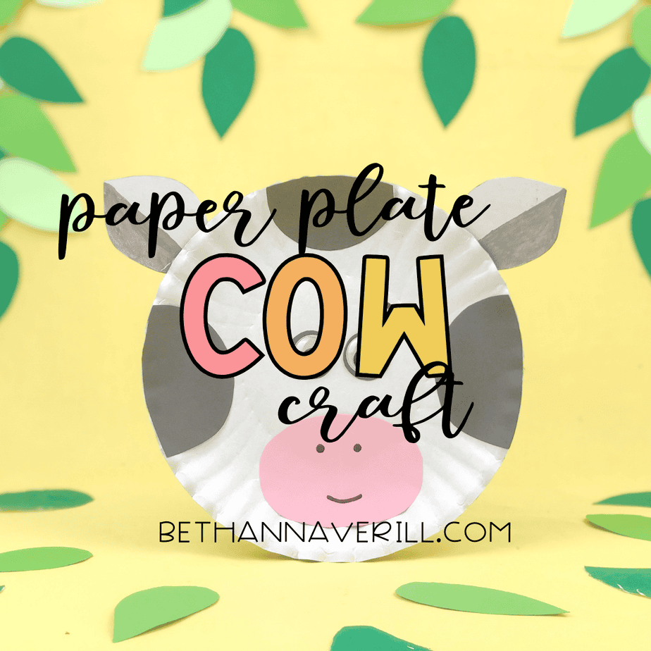 Fun And Easy Cow Paper Plate Craft For Preschoolers Beth Ann Averill