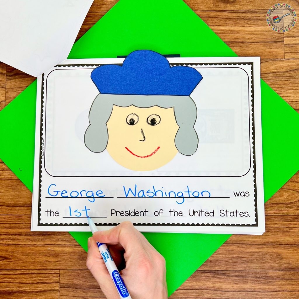 free printable george washington craft template