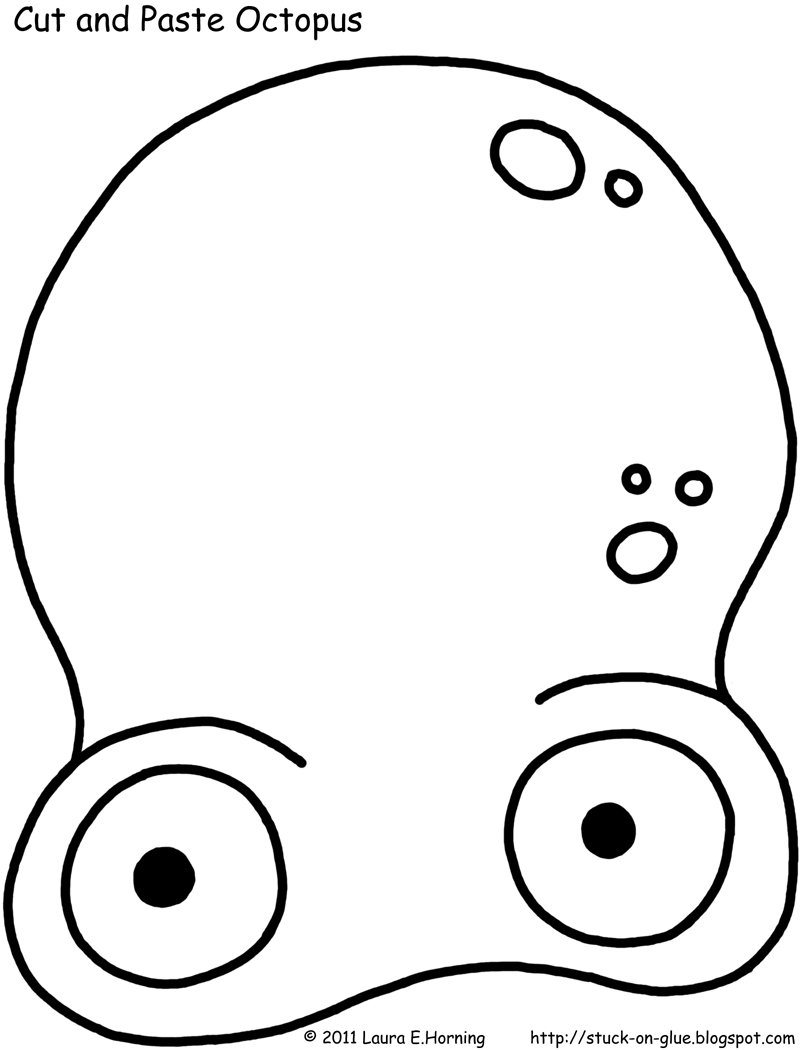 Give Your Octopus A Paintbrush or 8 Paper Octopus