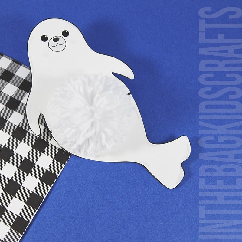 Harp Seal Craft For Kids FREE Printable In The Bag Kids Crafts