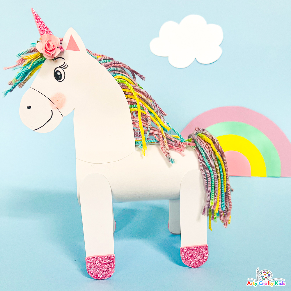 How To Make A Paper Roll Unicorn Craft Step By Step Guide Arty Crafty Kids