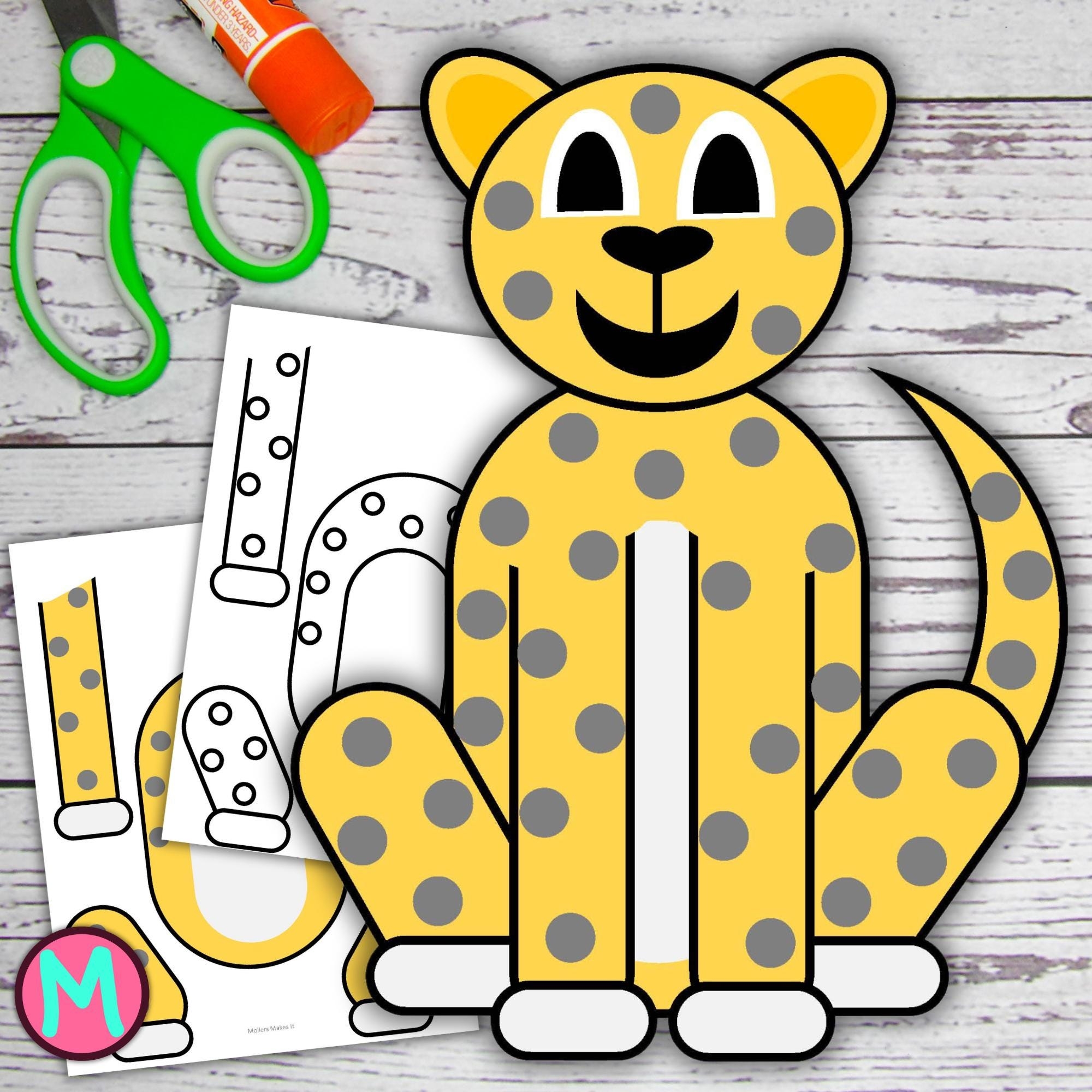 Jaguar Craft Template For Kids DIY Jaguar Craft Build A Jaguar 