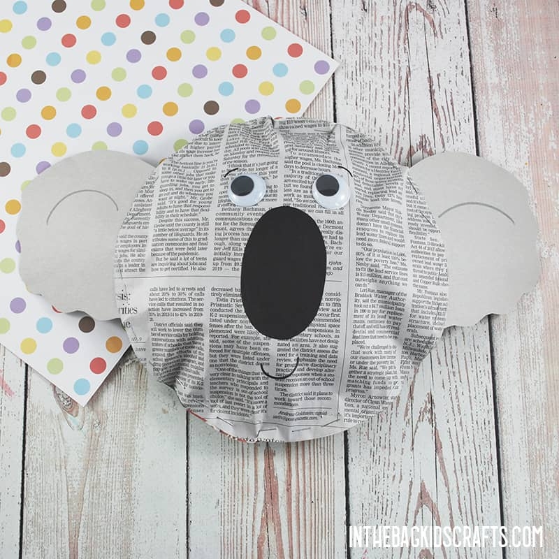 printable koala craft template
