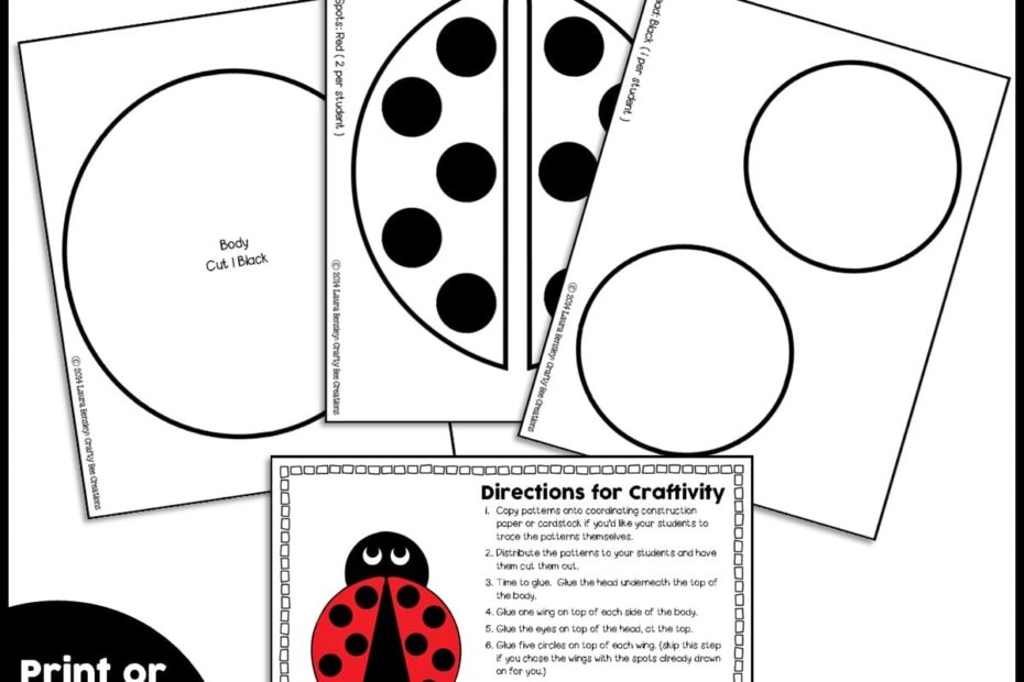 Ladybug Craft Activity Crafty Bee Creations