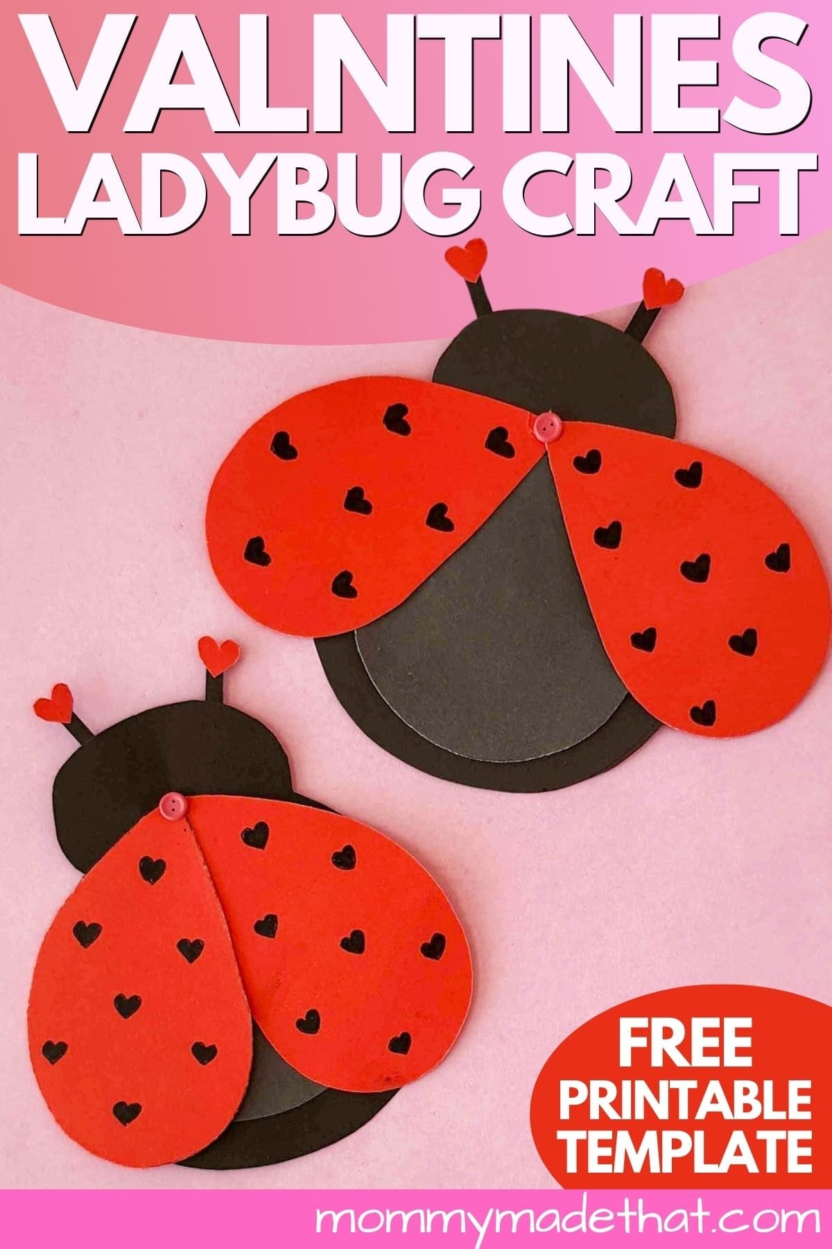 free printable ladybug craft template