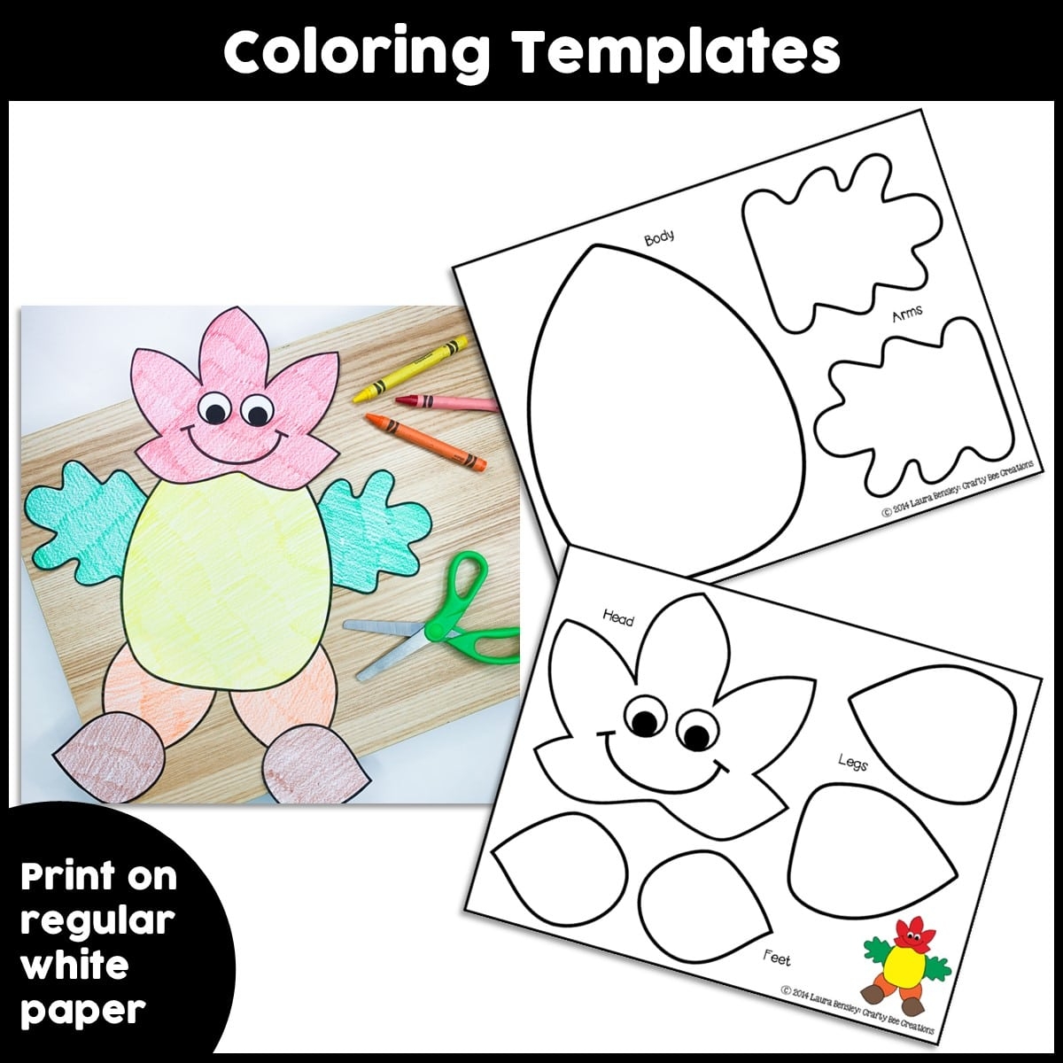 Leaf Man Craft Activity Crafty Bee Creations