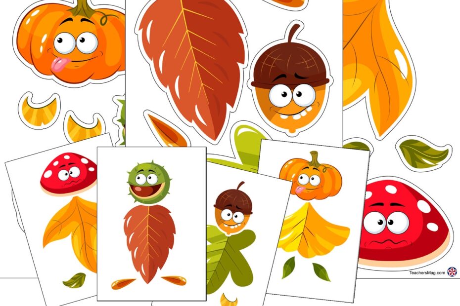 Leaf Man Printable Craft For Kids TeachersMag