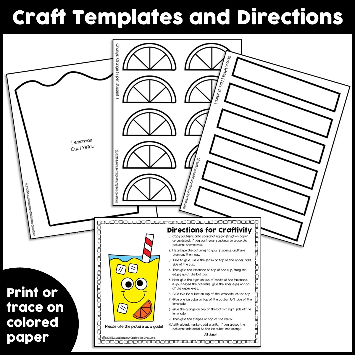 Lemonade Craft Summer Craft How To Make Lemonade Beach Day Activities Made By Teachers