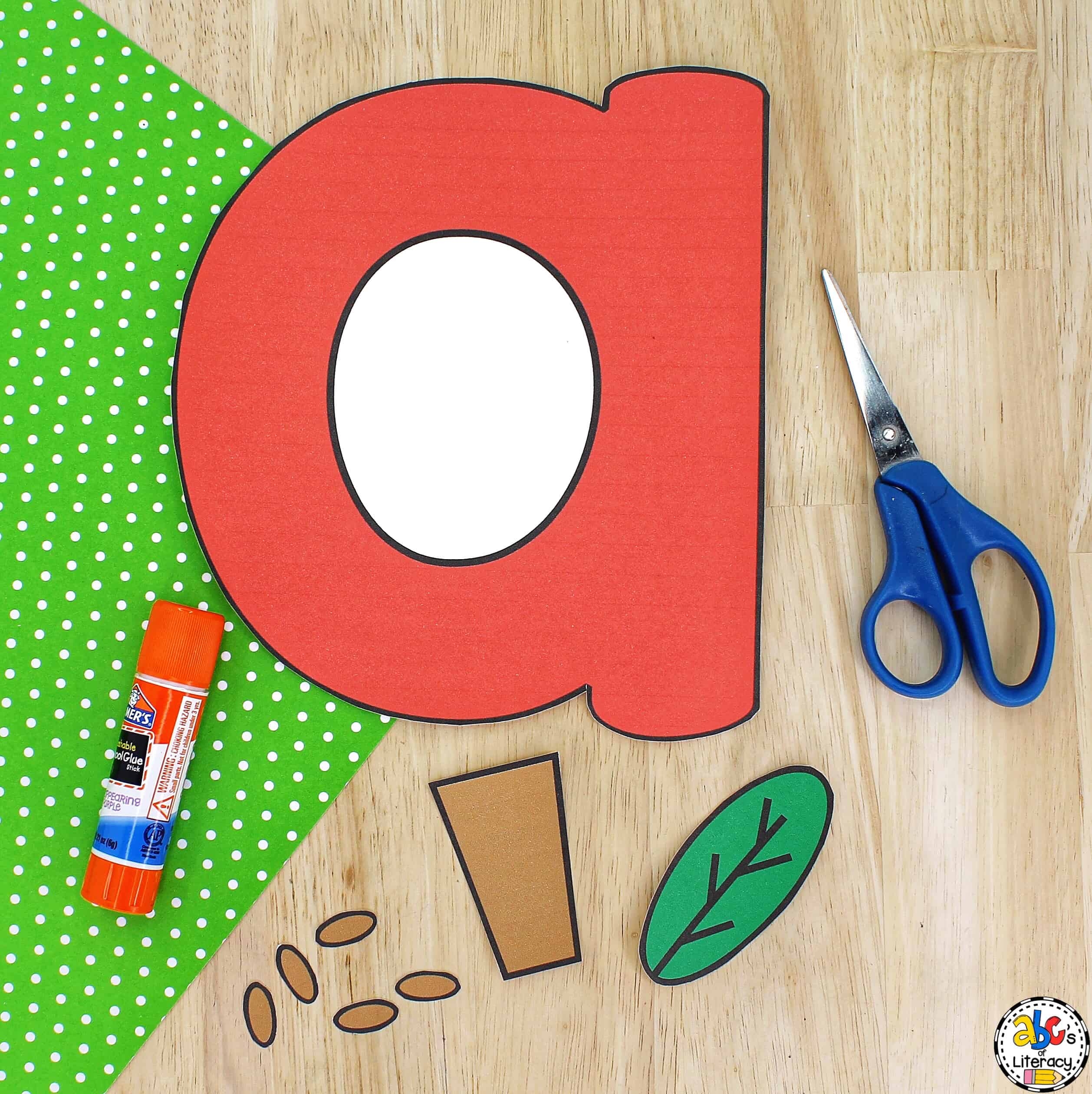 printable letter a craft template