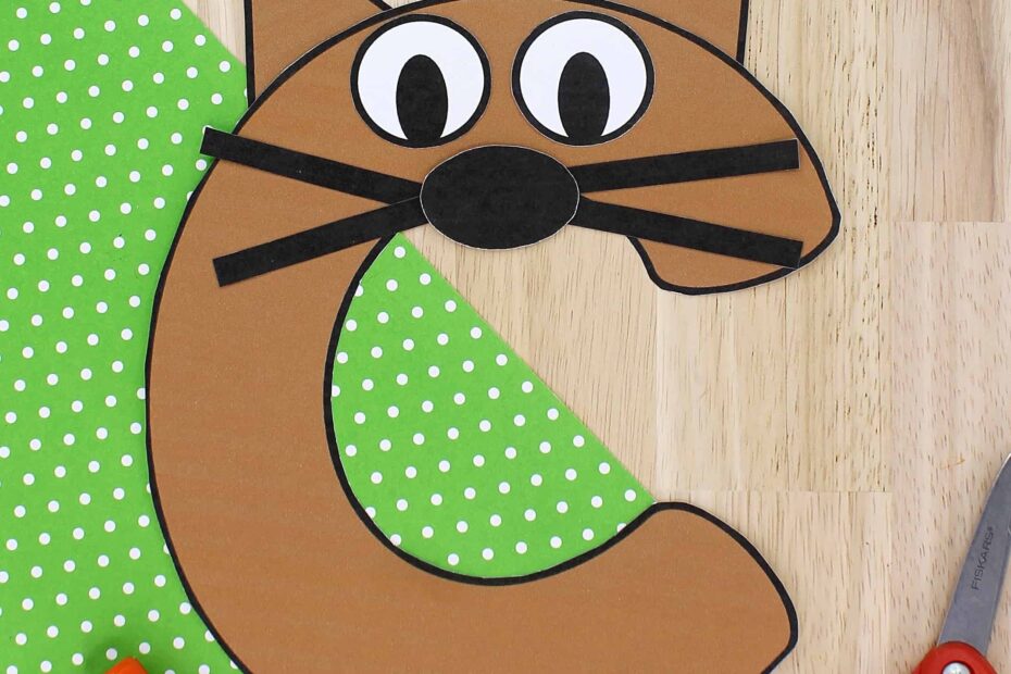 Letter C Cat Craft Letter Recognition Craft For Preschoolers