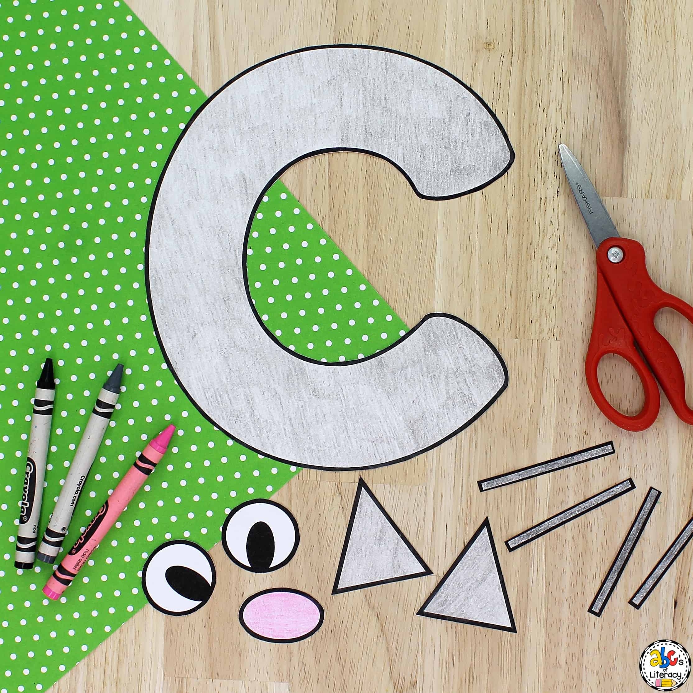Letter C Cat Craft Letter Recognition Craft For Preschoolers