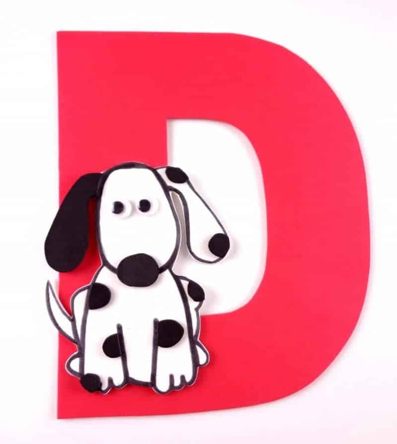 Letter D Craft With Printable D Is For Dog Letter Of The Week