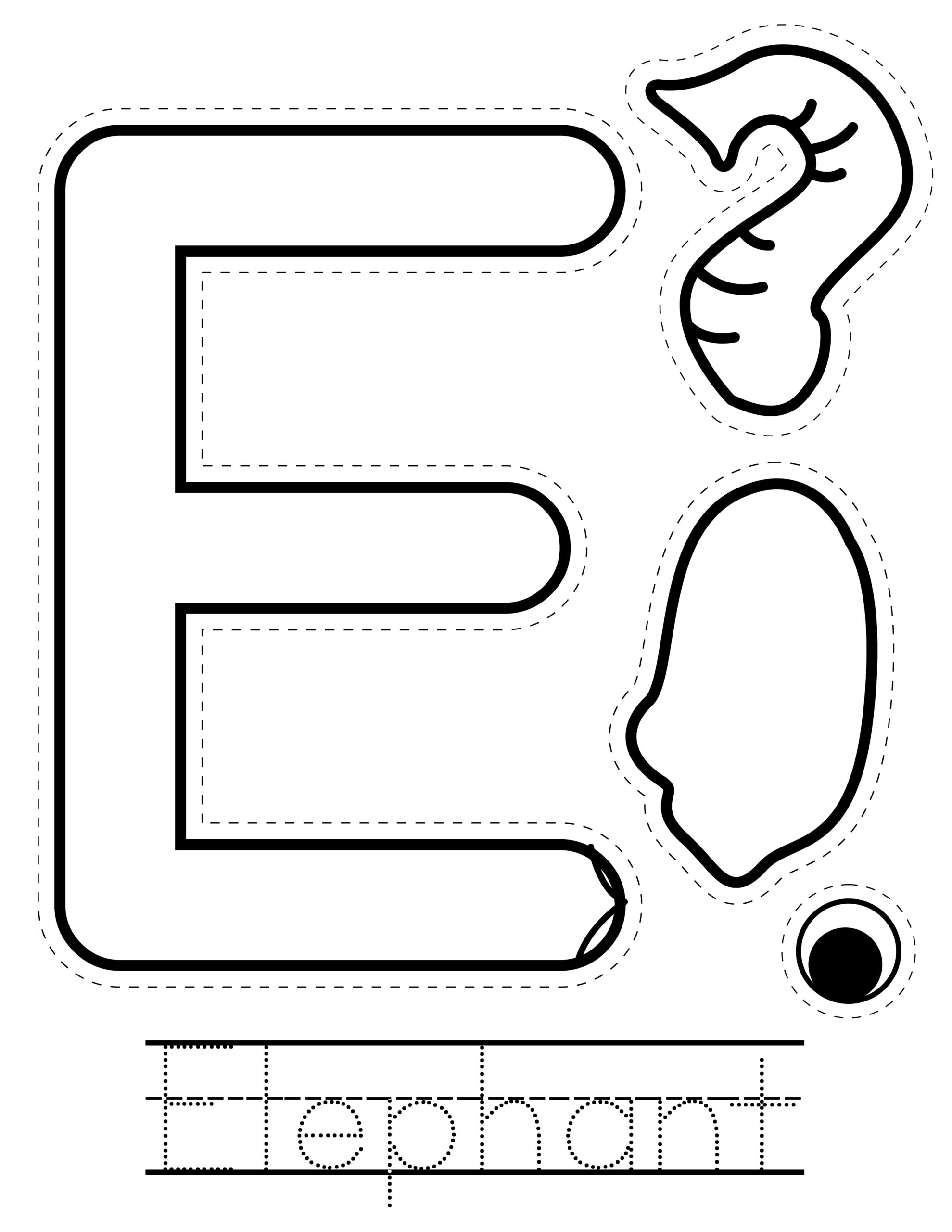Letter E Craft Elephant Activity Homeschooling Preschool