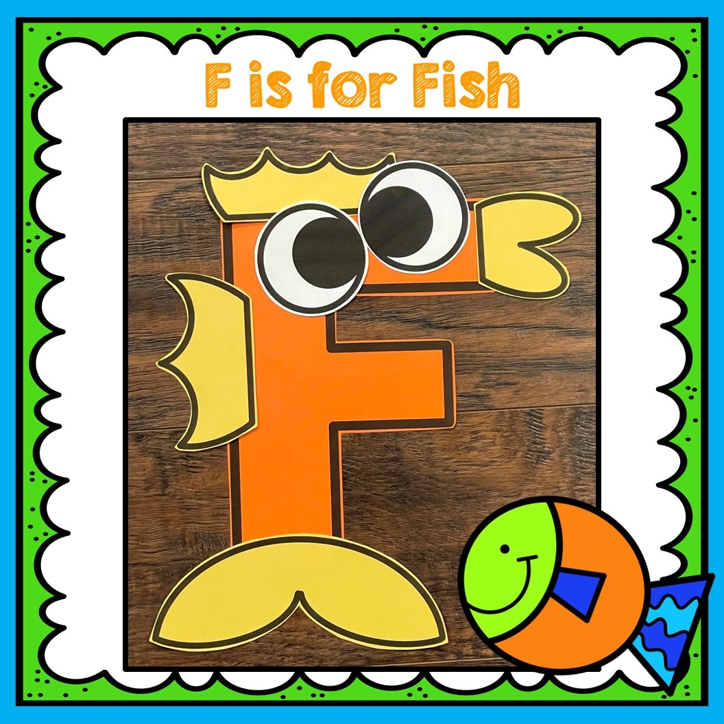 Letter F Craft Ff Is For Fish Fish Craft Made By Teachers