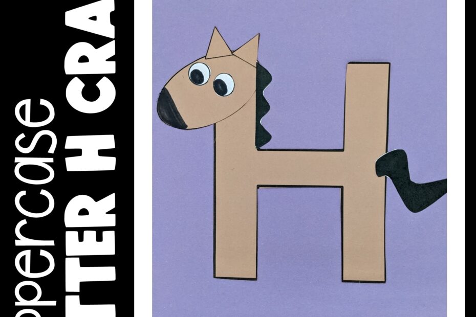 Letter H Craft H Is For Horse Printable Craft Template ABC