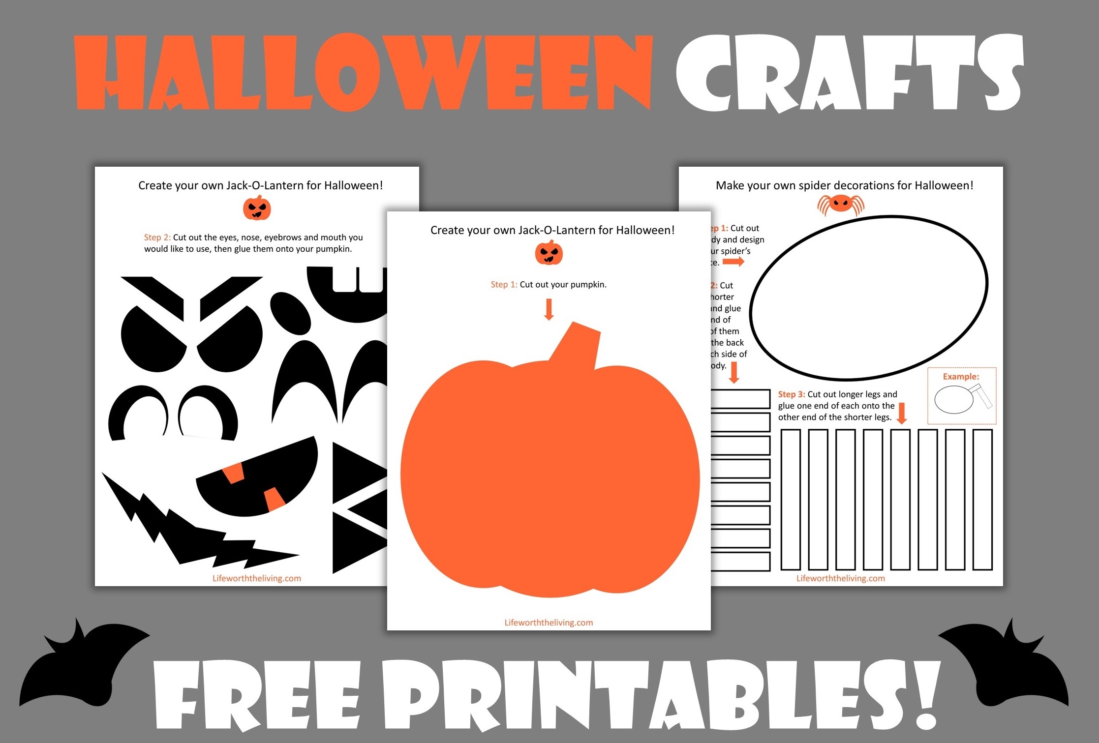 printable halloween craft templates