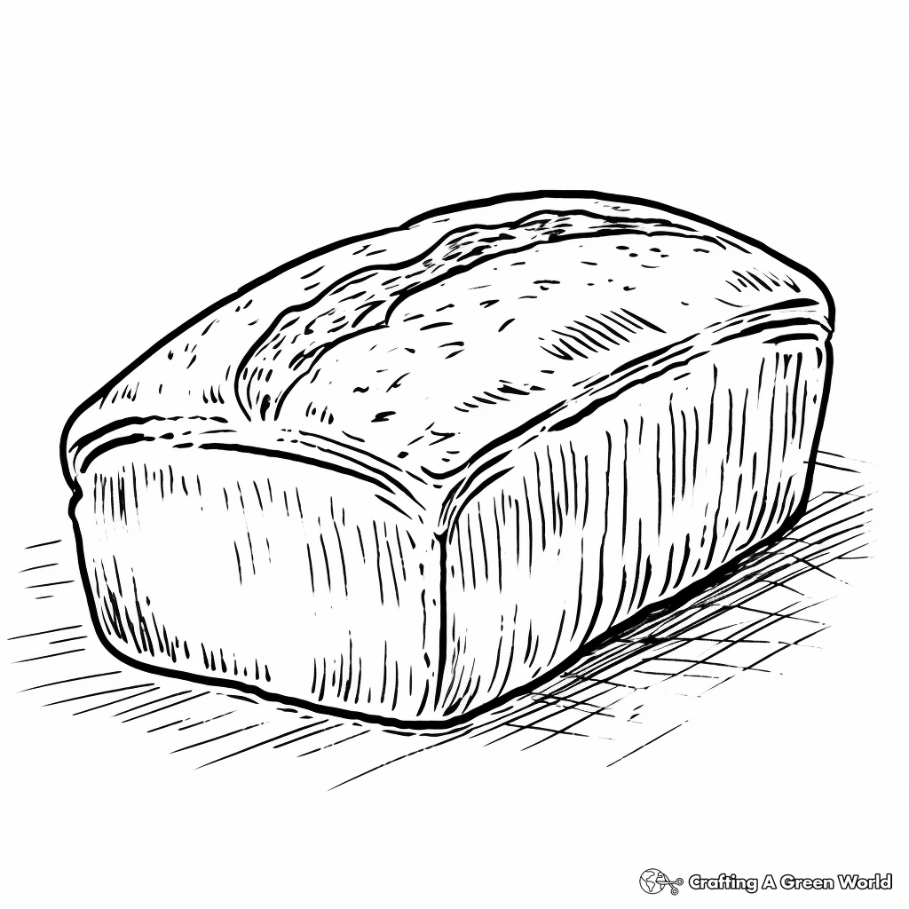 bread template craft printable