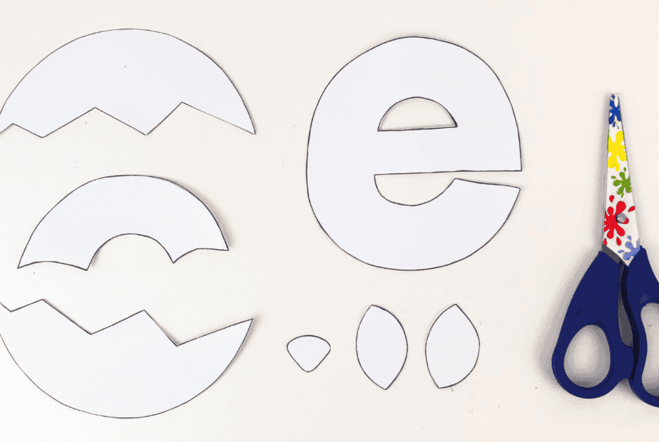 Lowercase E Is For Egg Craft For Preschoolers Beth Ann Averill