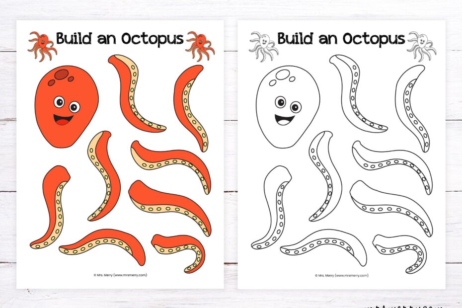 Make An Octopus Craft For Kids Ocean Animal Printables Etsy