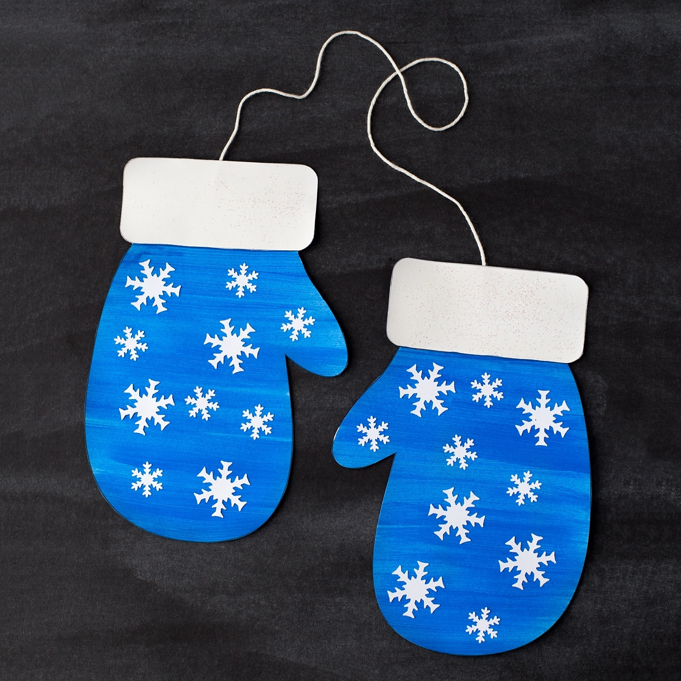 Mitten Craft With Printable Mitten Pattern For Kids Fireflies 