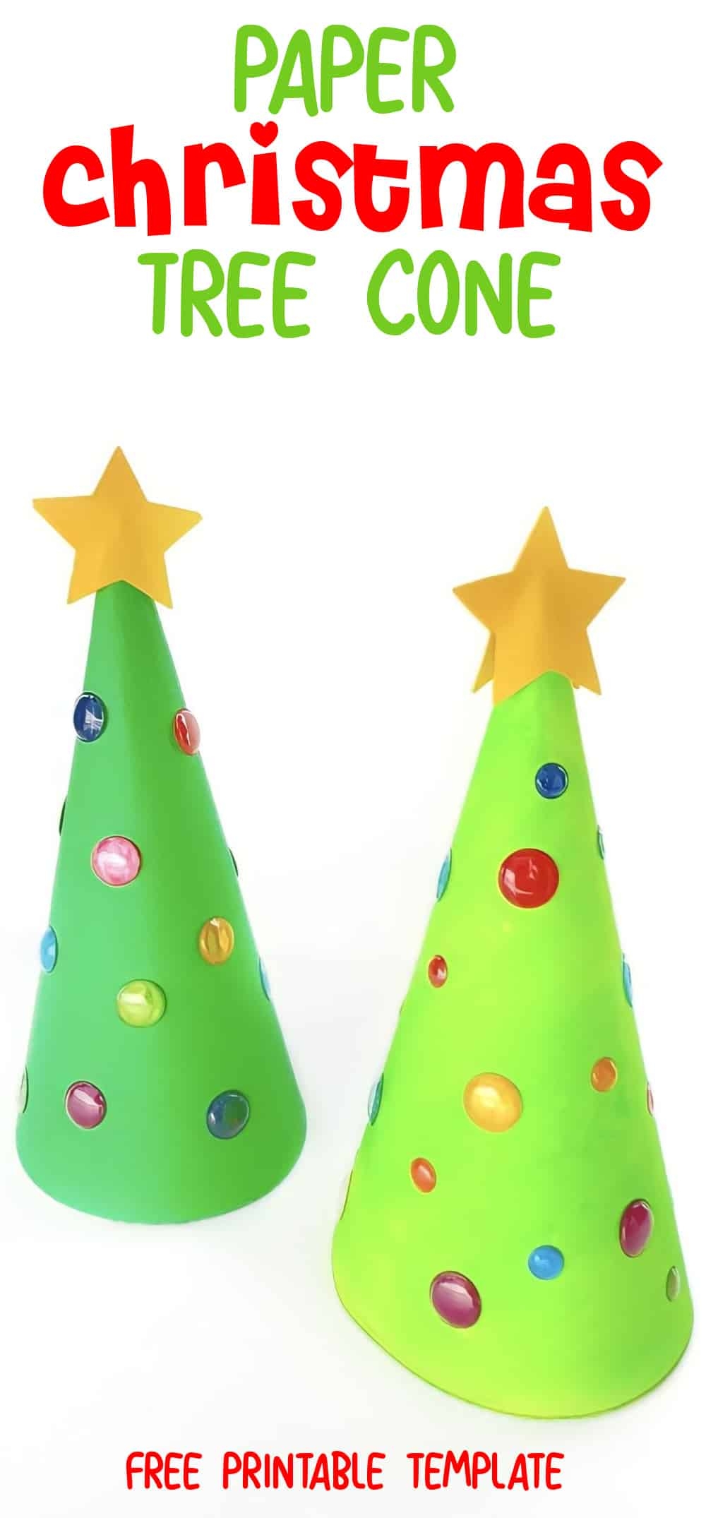 christmas paper craft free printables template