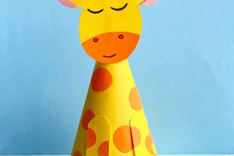 Paper Giraffe Craft For Kids Frugal Mom Eh