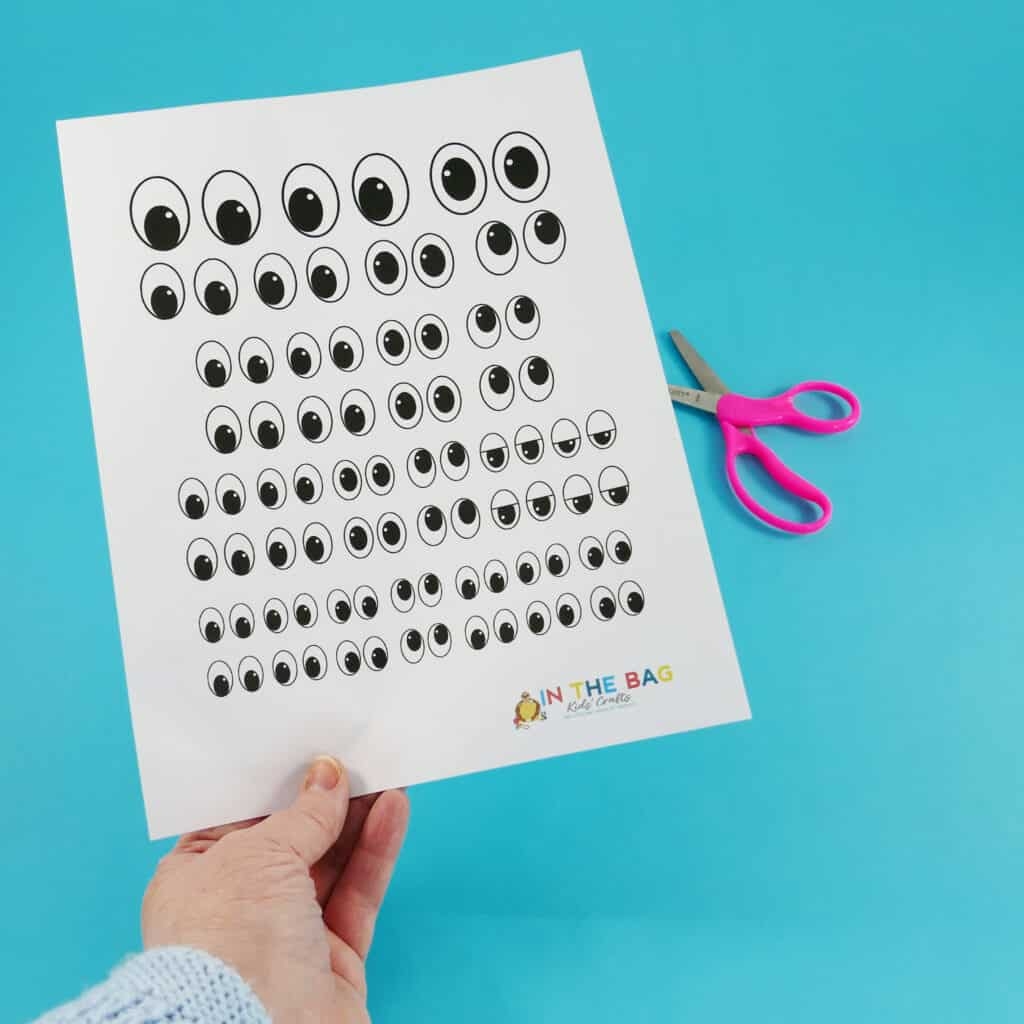 Paper Googly Eyes In The Bag Kids Crafts