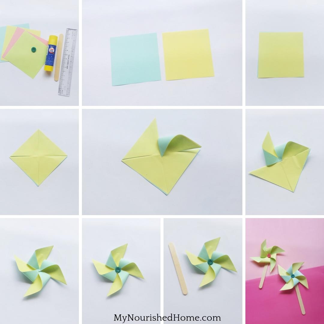 Paper Pinwheel Craft For Kids My Nourished Home