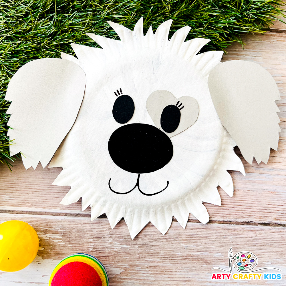 Paper Plate Dog Craft Arty Crafty Kids