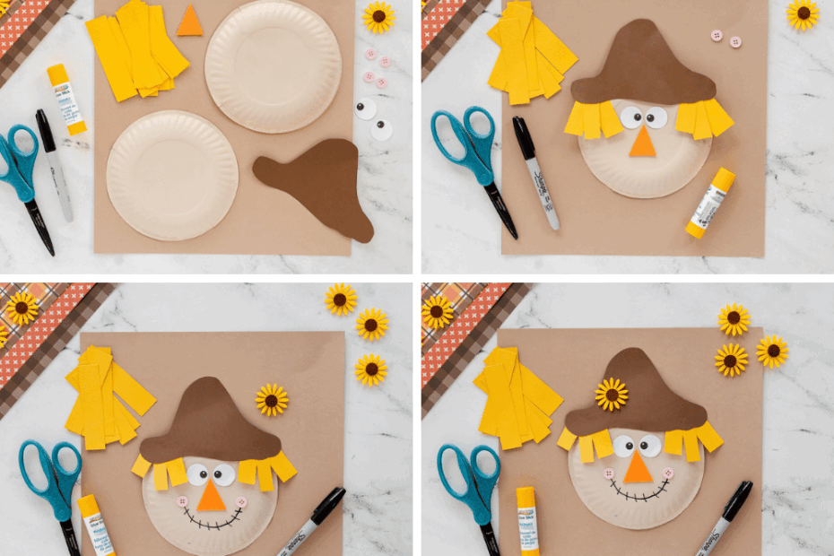 Paper Plate Scarecrow Made To Be A Momma