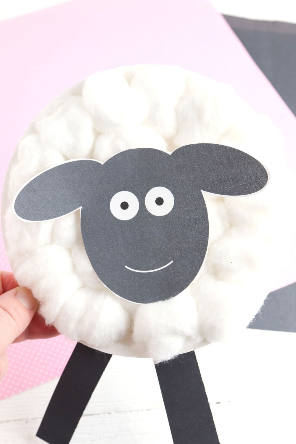sheep craft template printable
