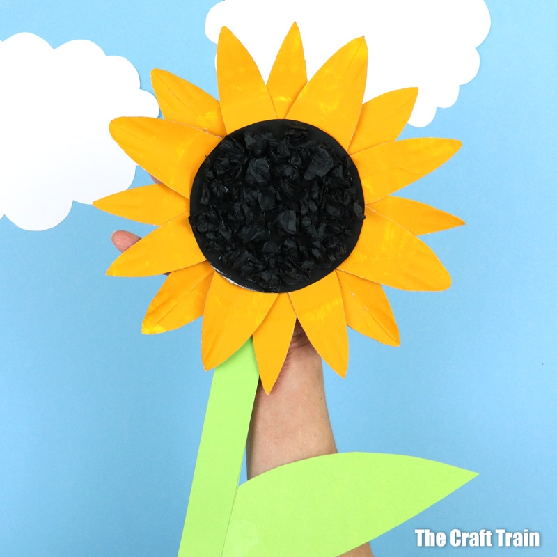 Paper Plate Sunflower Craft The Craft Train