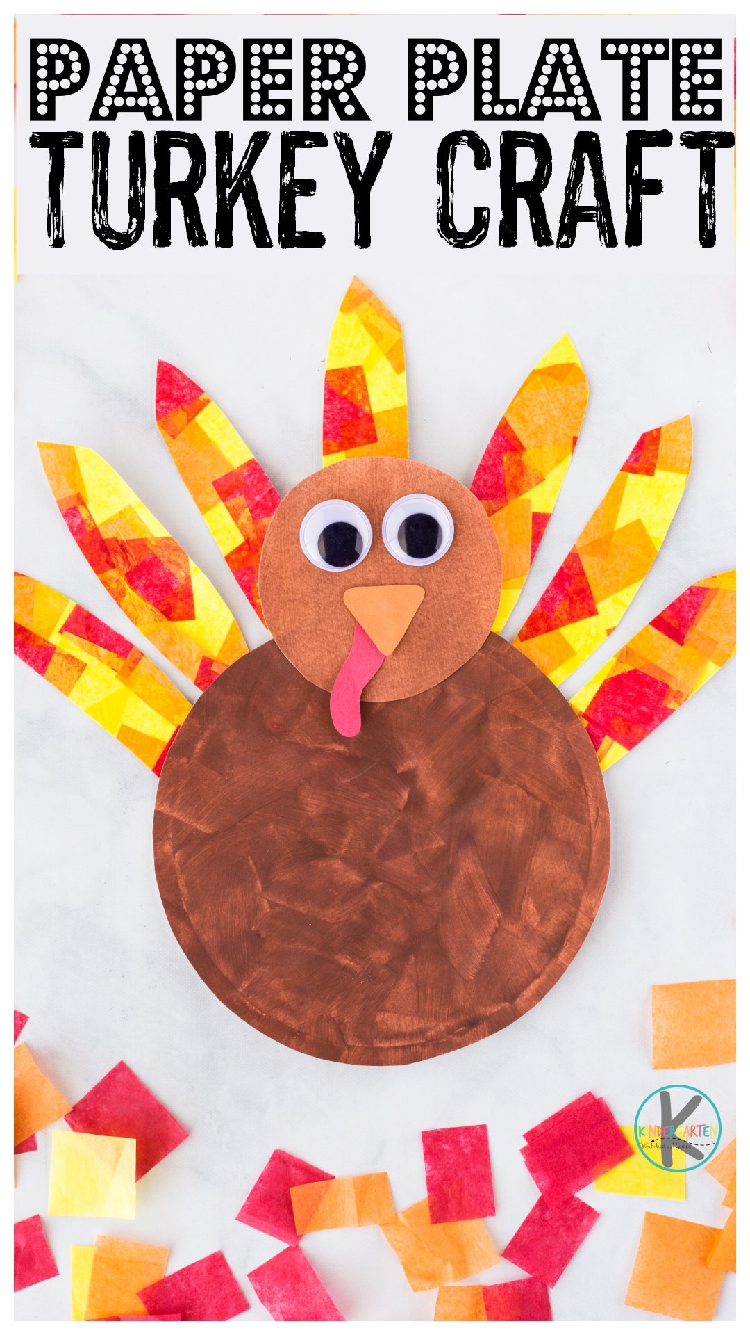  Paper Plate Turkey Craft With Lovely Feathers