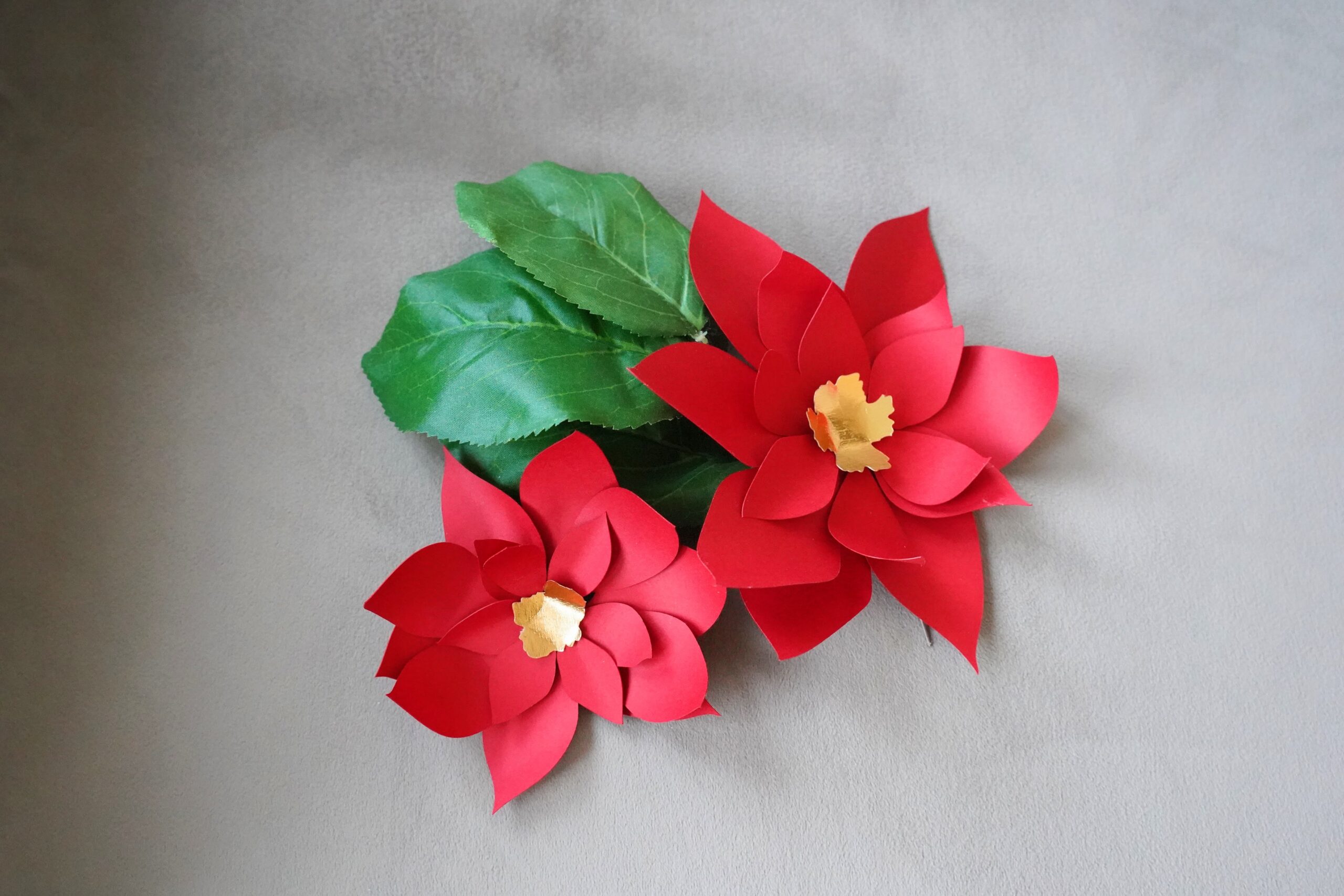 printable poinsettia craft template