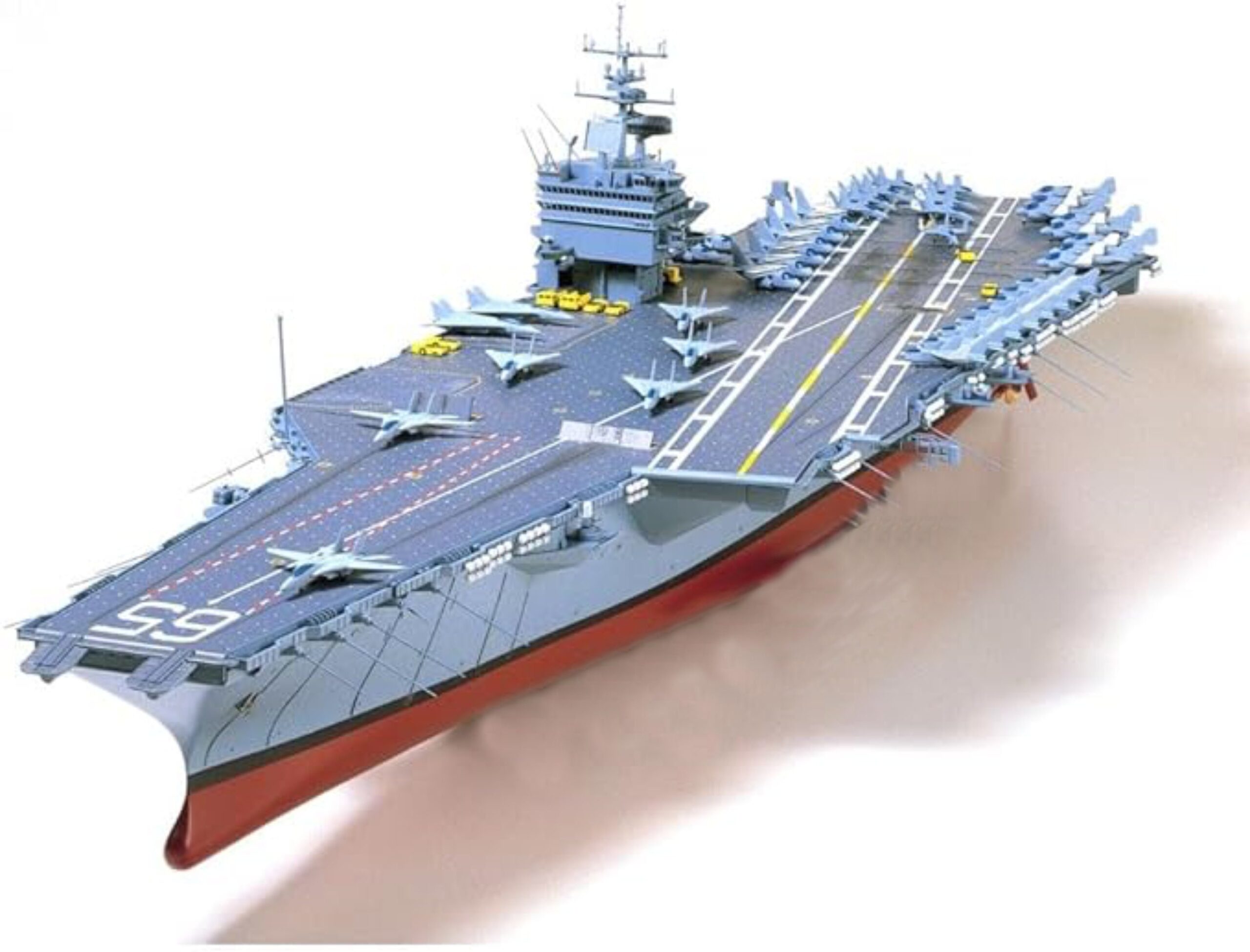 Papercraft Kit USS Enterprise Aircraft Carrier 3d Paper Model Crafting Kit PDF Plans To DIY Paper Craft Template For Hobby Puzzle Decor Etsy